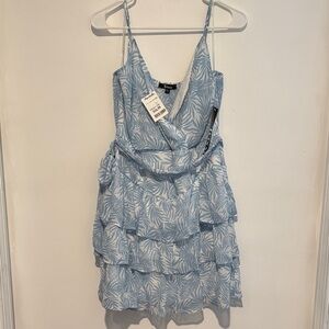 Light Blue Dress with Spaghetti Straps